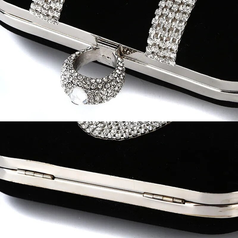 Premium "Borse Diamante no.236" Handtasche/Clutch Größe "S" - PITANI