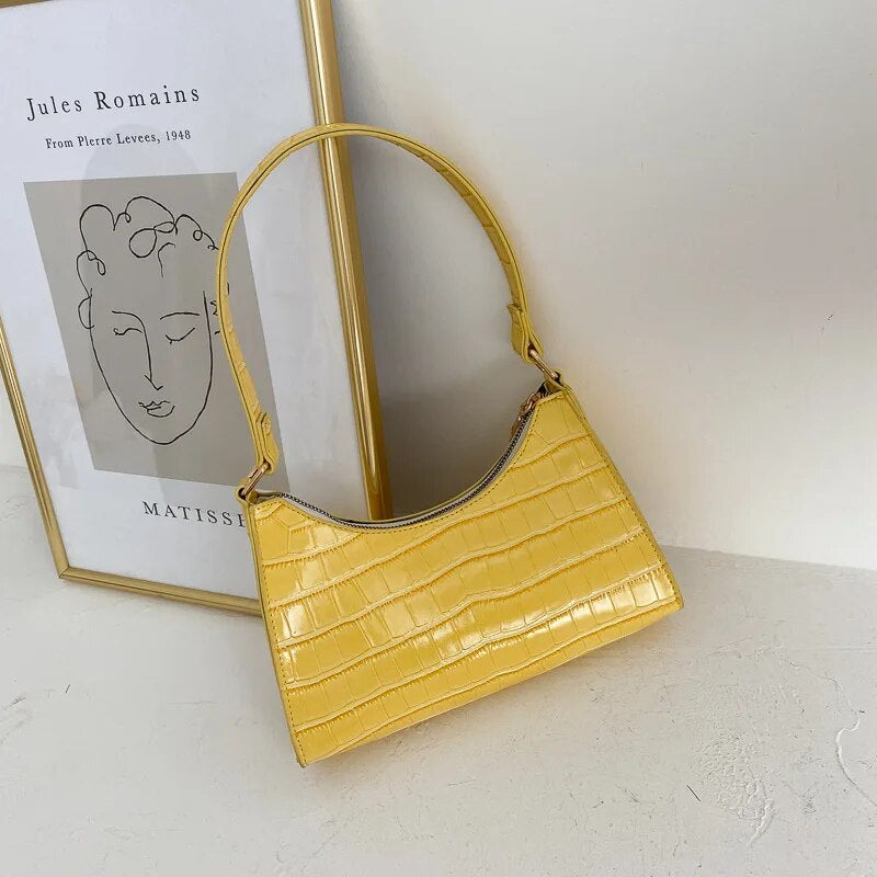 Premium "Borsa In Coccodrillo no.229" Handtasche/Clutch Größe "S" - PITANI