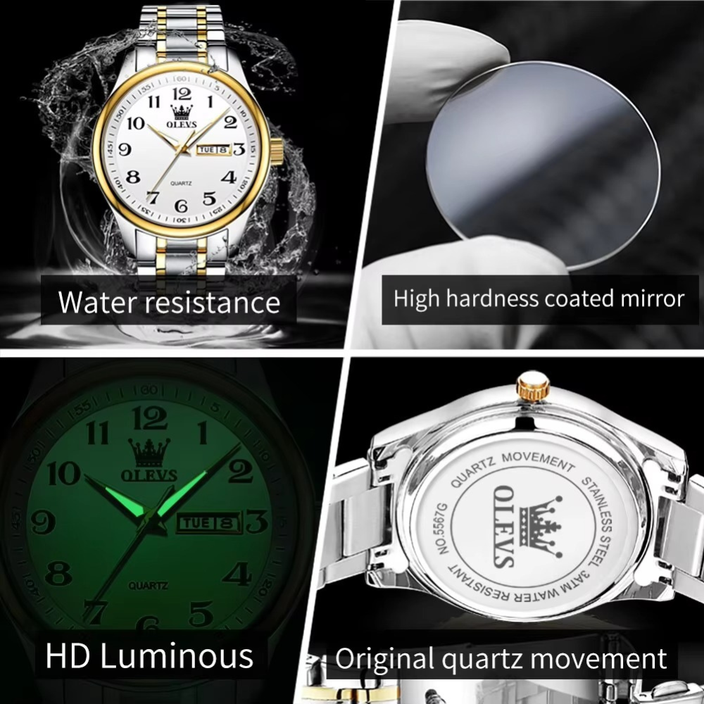 Klassische Edelstahl Armbanduhr "Quarzo aziendale no.5237“ - PITANI