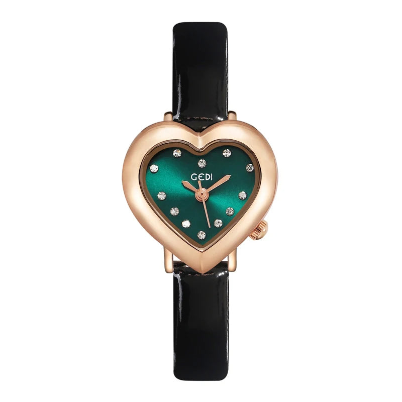 Herzform Leder Armbanduhr "Impermeabile no.774 " - PITANI