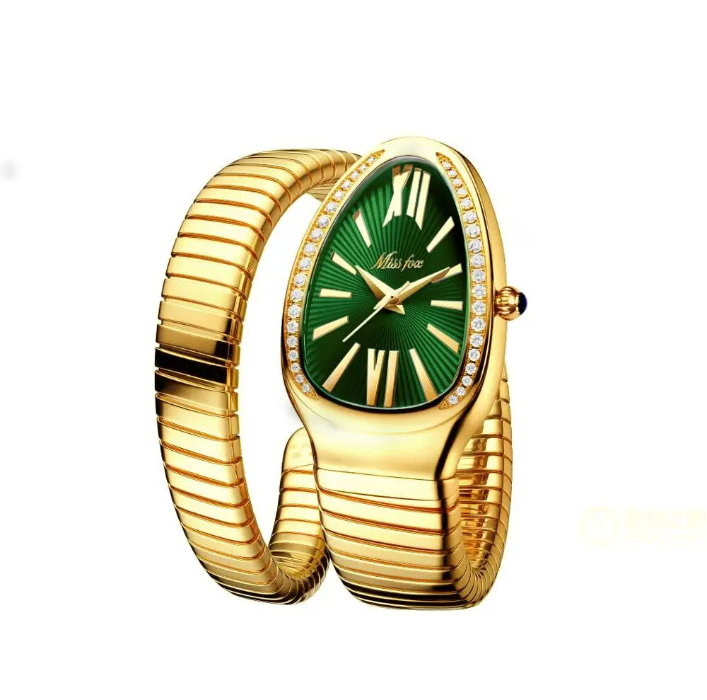 Schlangenform Edelstahl Armbanduhr "Orologi no.351" - PITANI