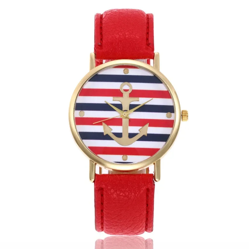 Anker Leder Armbanduhr "Motivo di Ancoraggio no.899" - PITANI