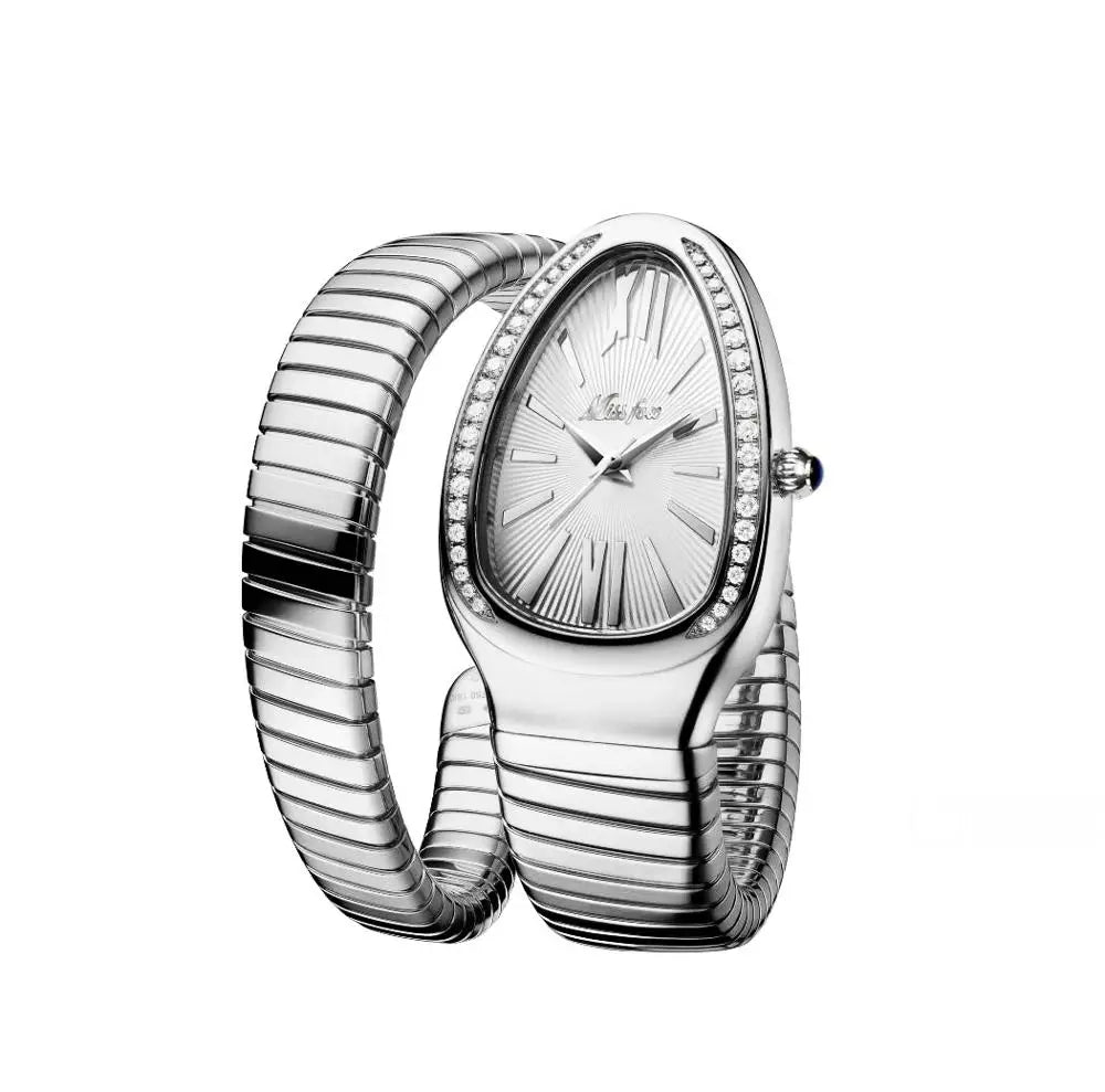 Schlangenform Edelstahl Armbanduhr "Orologi no.351" - PITANI