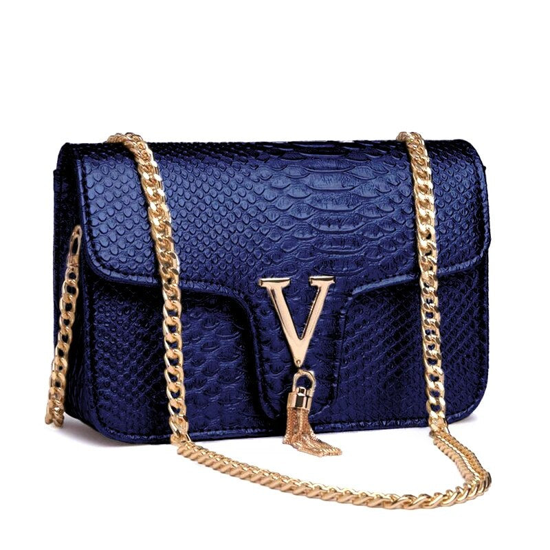 Premium "Borse In Coccodrillo no.240" Handtasche/Clutch Größe "S" - PITANI