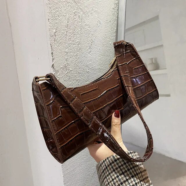 Premium "Borsa In Coccodrillo no.229" Handtasche/Clutch Größe "S" - PITANI