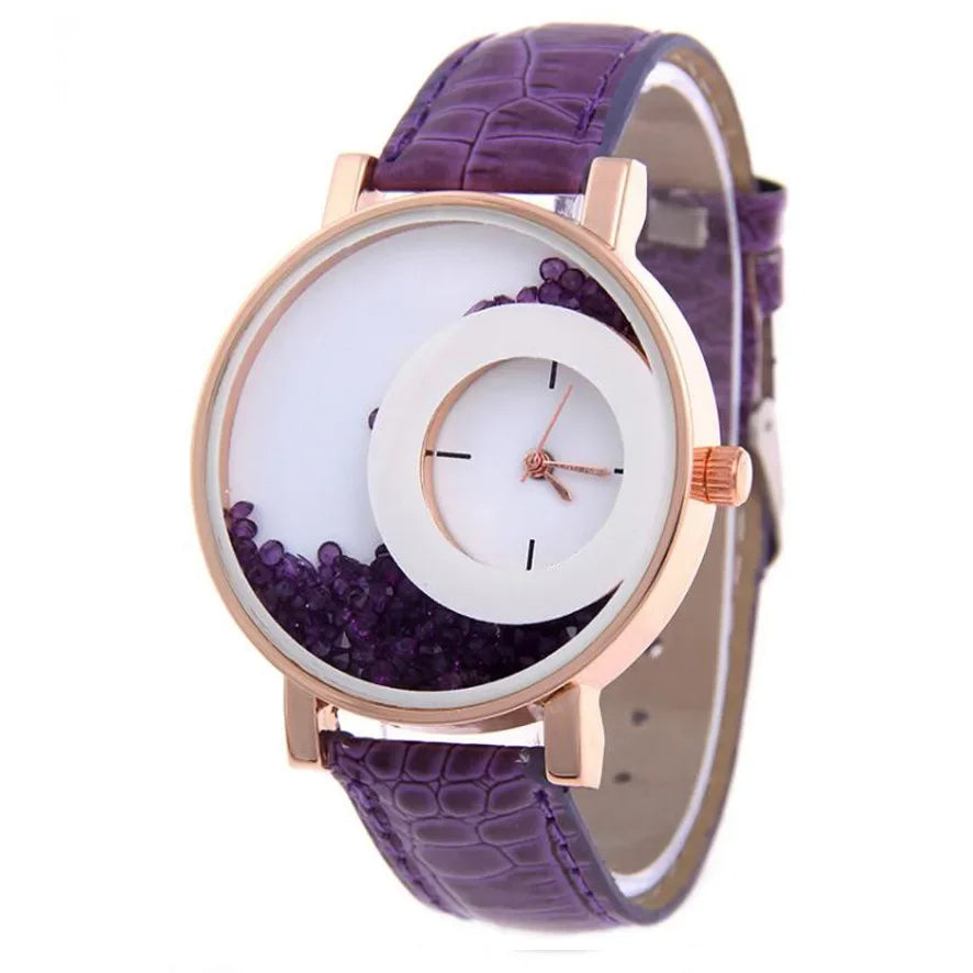 Leder Armbanduhr "Con Gliter no.827" - PITANI