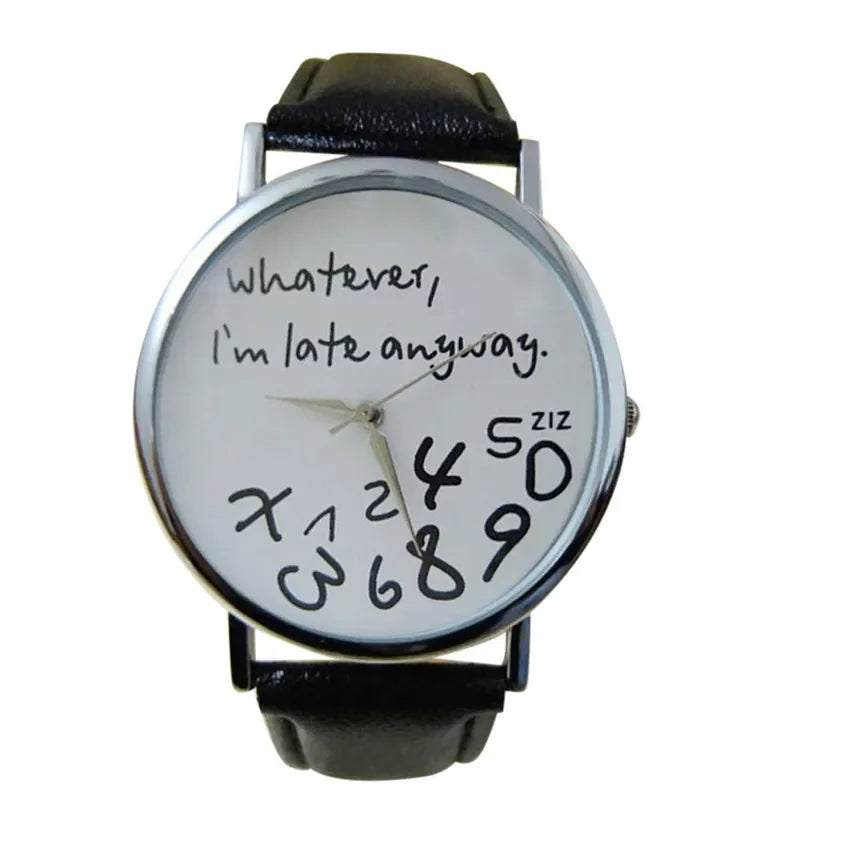 Spätkommer Leder Armbanduhr "Orologio no. 478" - PITANI