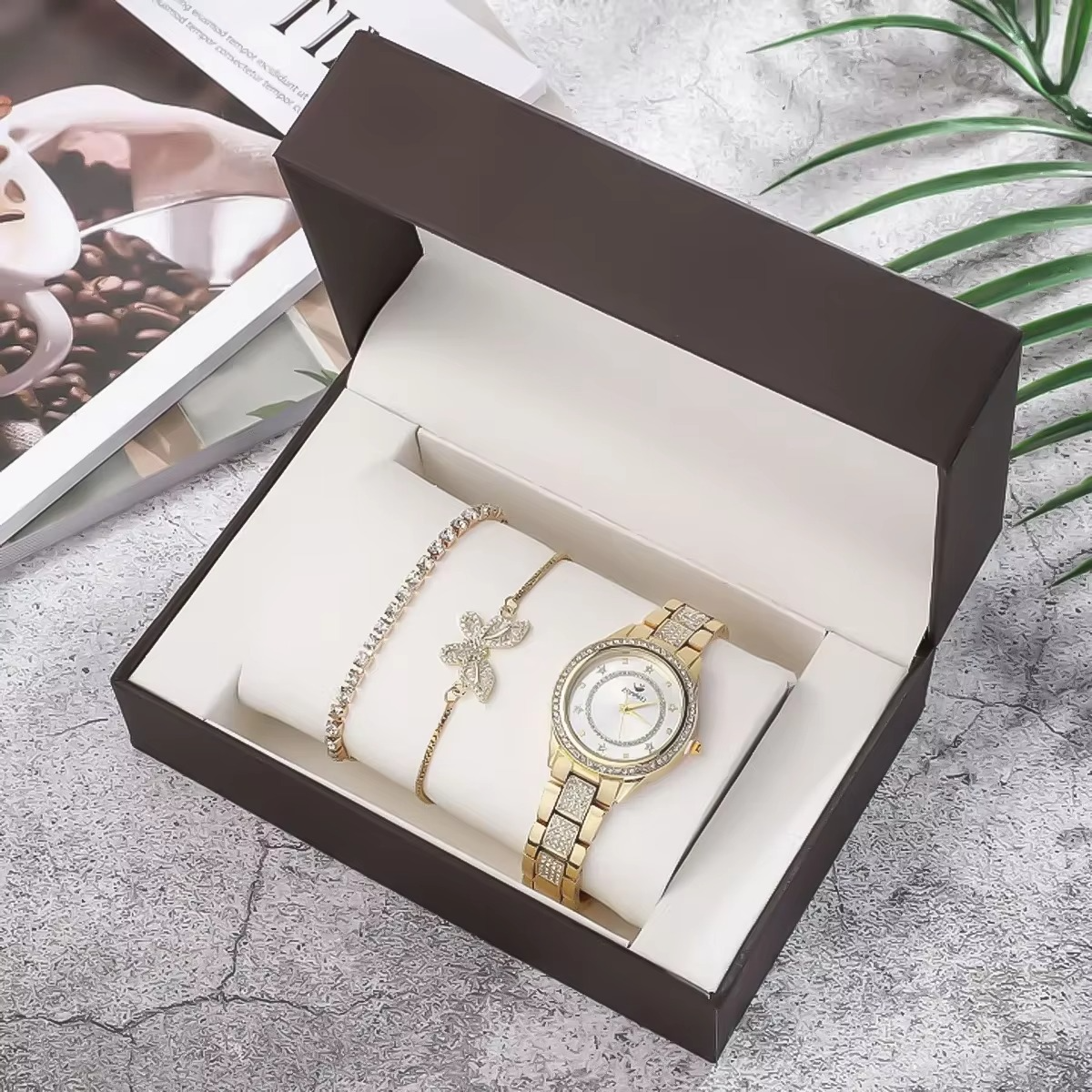 Leere Uhren/Schmuckset Geschenkbox „Scatola di imballaggio No.6793“ - PITANI