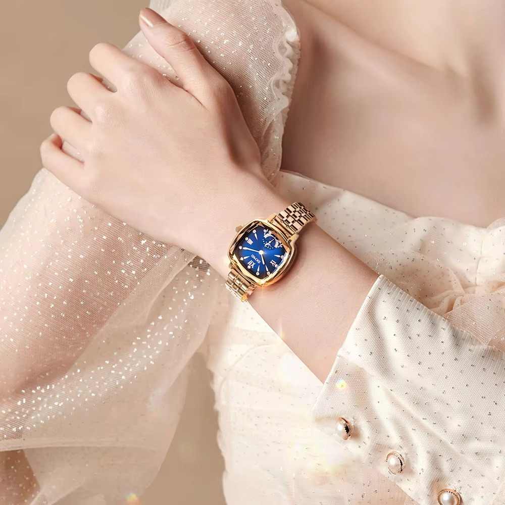 Quadratische Elegante Edelstahl Armbanduhr "Orologi eleganti no.3176" - PITANI