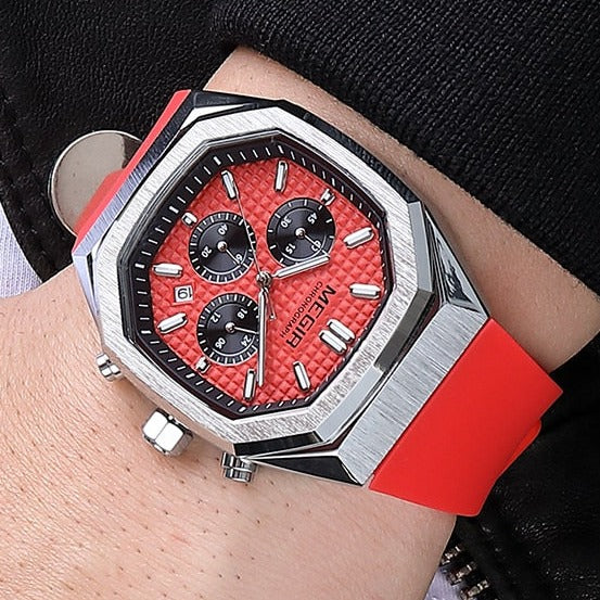 Edelstahl Armbanduhr "Silicone Cinturino no.384" - PITANI