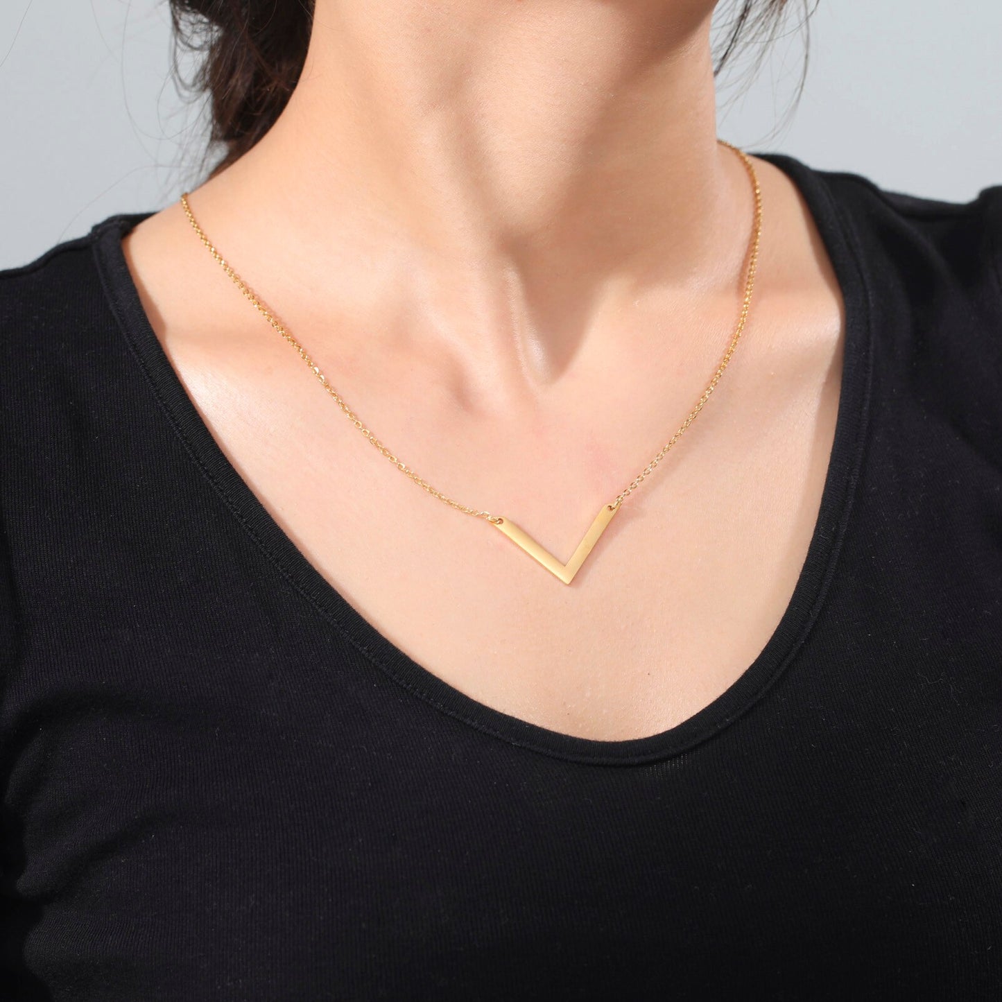 Personalisierte Edelstahl Halskette "Nome inciso" - PITANI