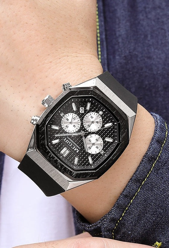 Edelstahl Armbanduhr "Silicone Cinturino no.384" - PITANI