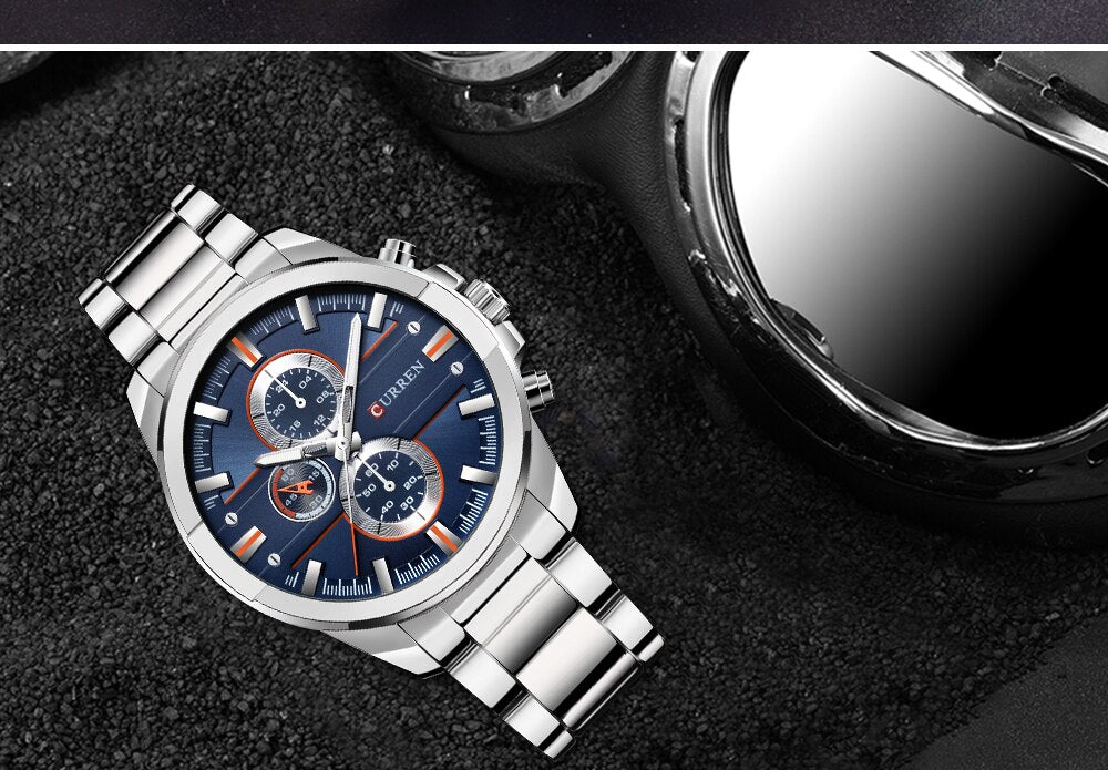 Edelstahl Armbanduhr "Uomo Casuale no.404" - PITANI