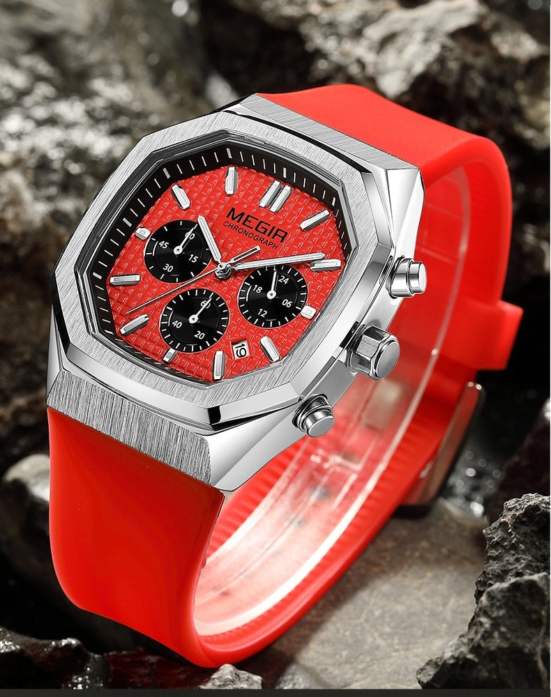 Edelstahl Armbanduhr "Silicone Cinturino no.384" - PITANI