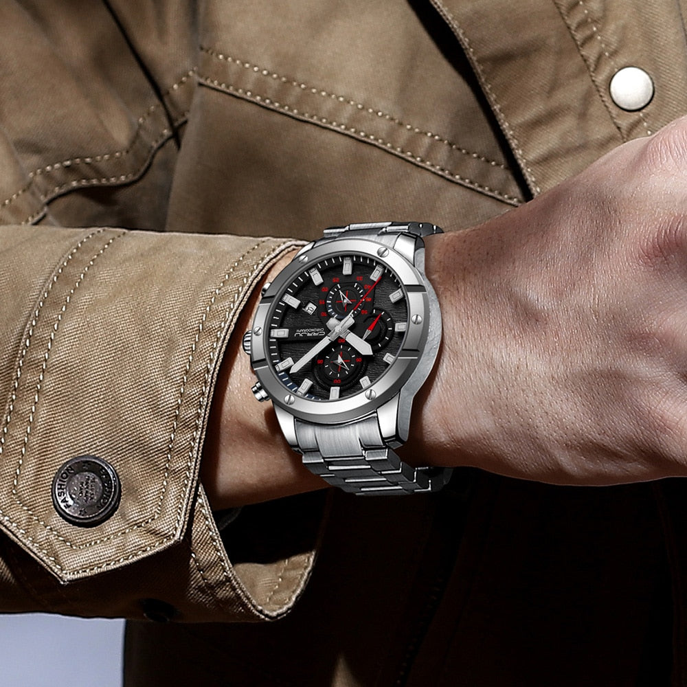 Edelstahl Armbanduhr "Orologio Belle Montagna no.336" - PITANI