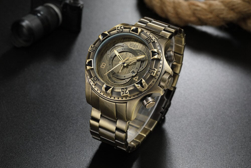 Edelstahl Armbanduhr "Bronzo" - PITANI