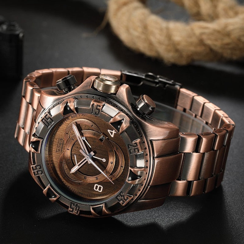 Edelstahl Armbanduhr "Bronzo no.268" - PITANI