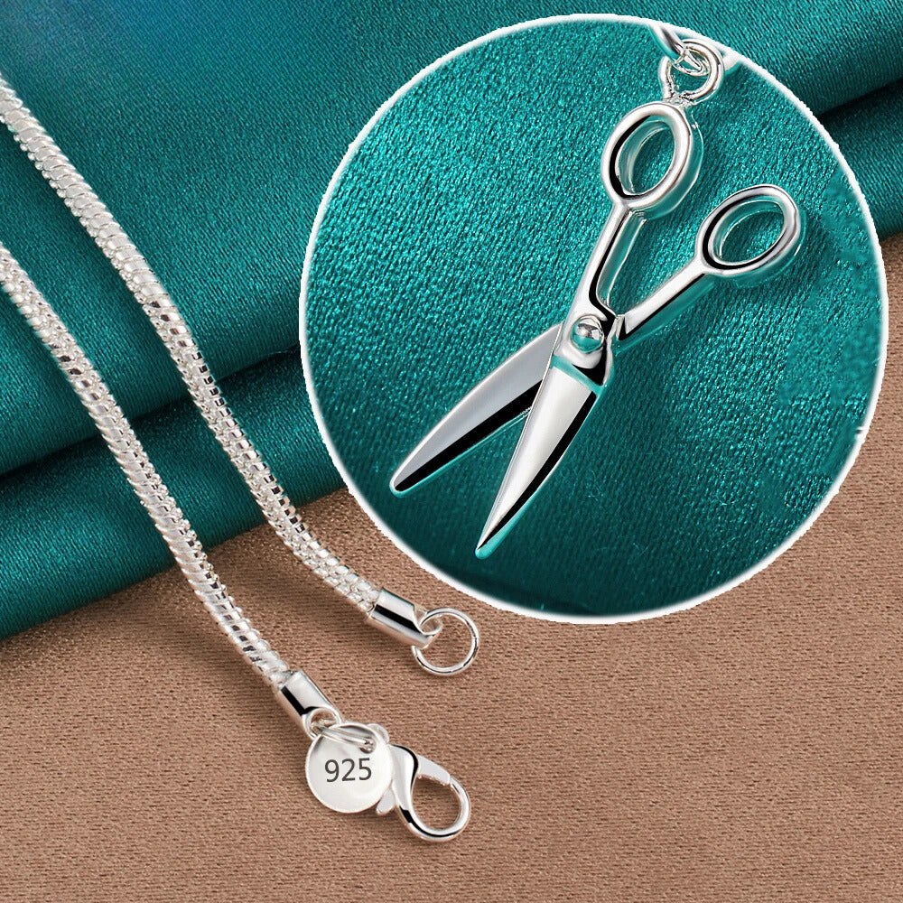 Edelstahl Halskette "Ciondolo Forbici no.502" - PITANI