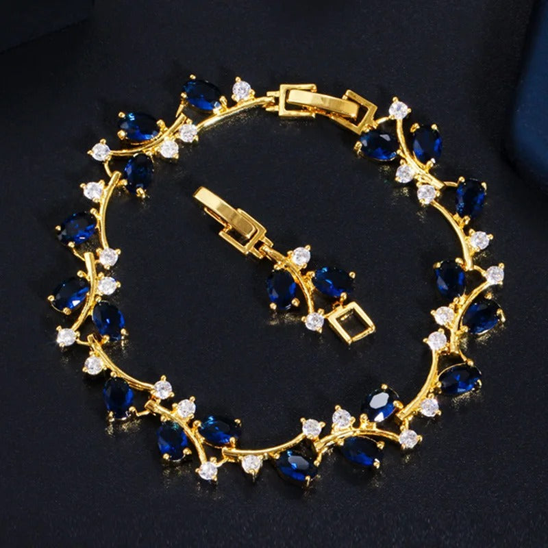 Edelstahl Armband "Elegante Foglia Abbagliante no.552" - PITANI