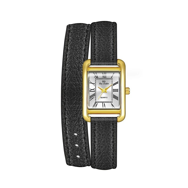 Vintage-Style Leder Armbanduhr "Orologi Da Polso Al Quarzo no.3155" - PITANI
