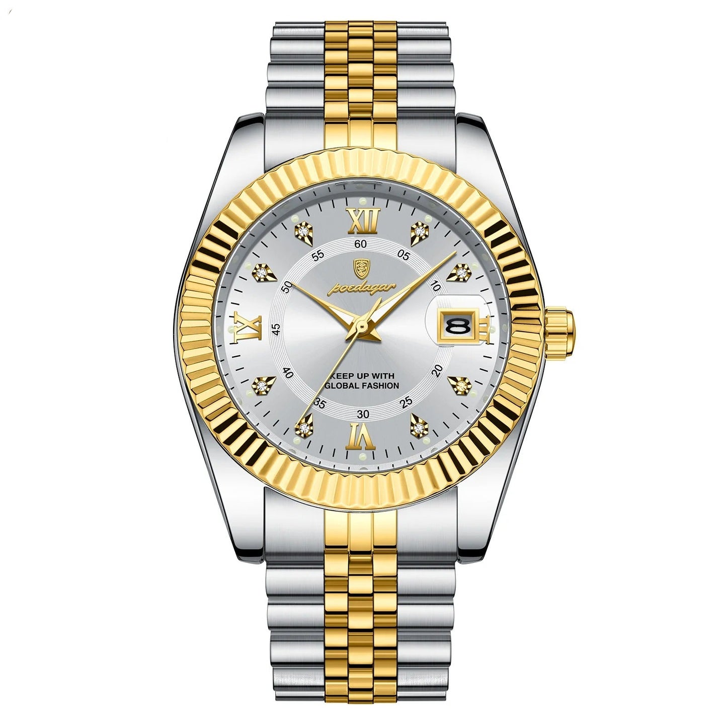 Edelstahl Armbanduhr "Orologio Da Uomo Con Data Luminosa no.424" - PITANI