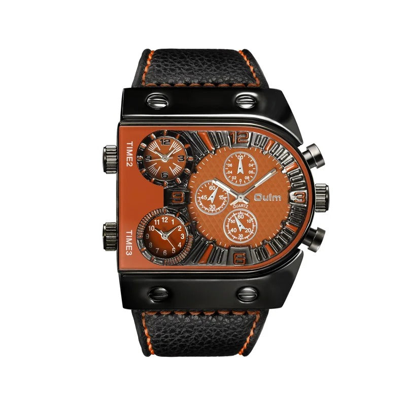 Edelstahl Armbanduhr "Guarda Maschio 3 Volte no.453" - PITANI