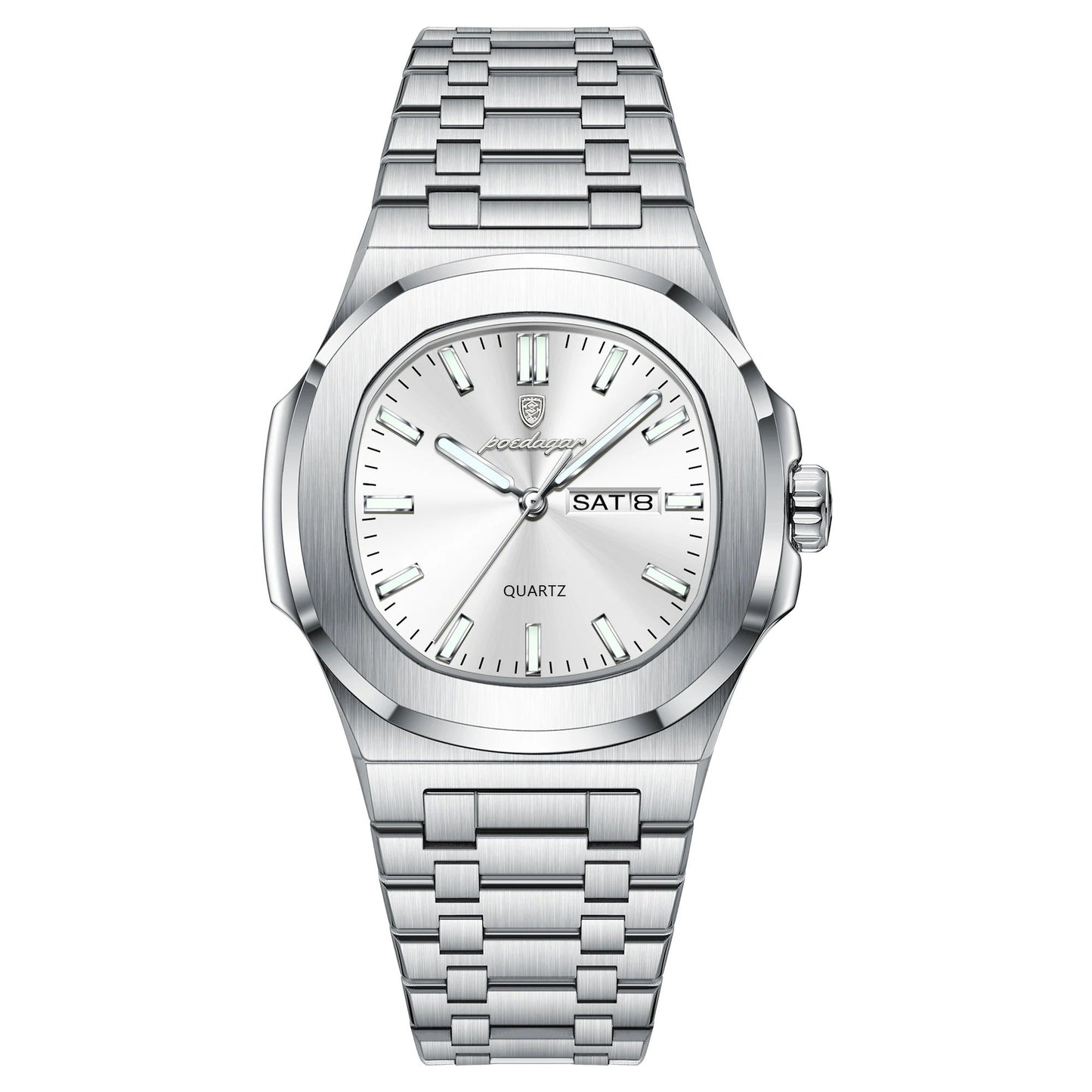 Edelstahl Armbanduhr "Orologio Quadrato Impermeabile no.423" - PITANI