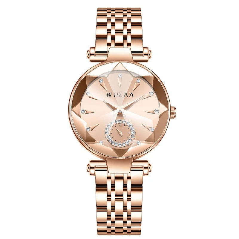 Edelstahl Armbanduhr "Orologio Da Donna Con Strass no.3121" - PITANI