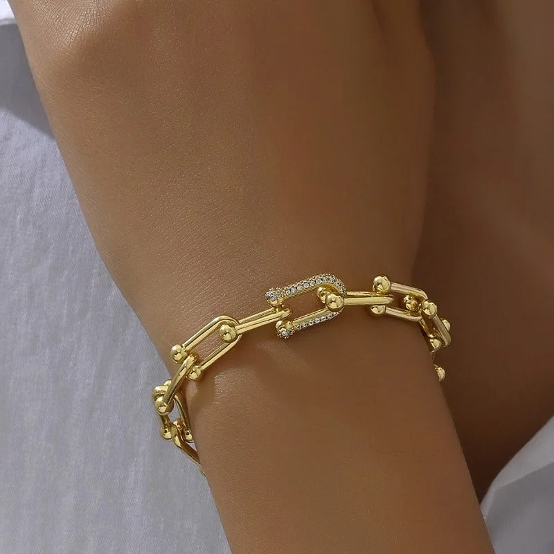 Edelstahl Armband "A forma di U no.286" - PITANI