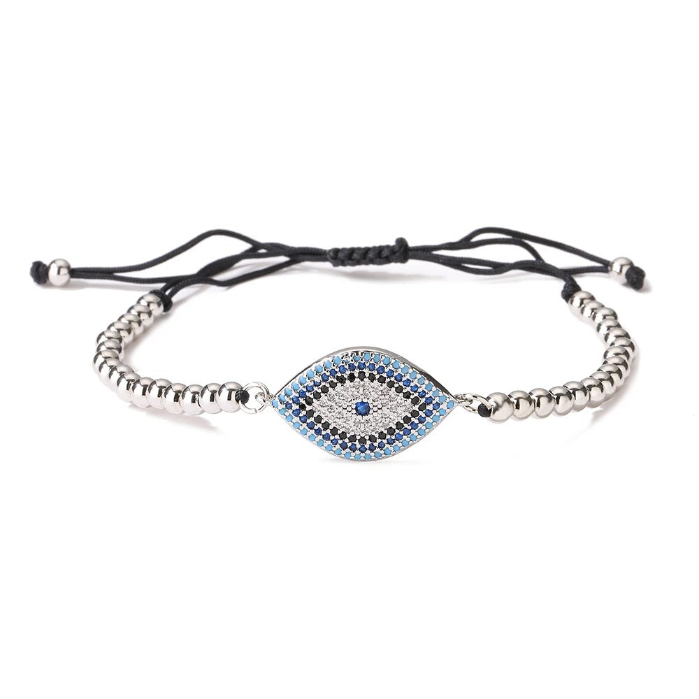 Edelstahl/Stoff Armband "Turco Alla Moda no.556" - PITANI