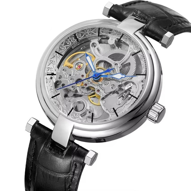 Leder Automatik Armbanduhr "Guarda Il Design Unico no.460" - PITANI