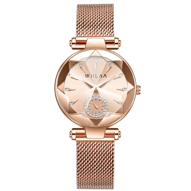 Edelstahl Armbanduhr "Orologio Da Donna Con Strass no.3121" - PITANI
