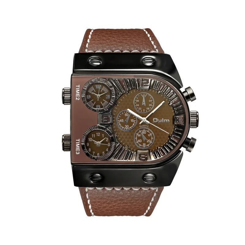 Edelstahl Armbanduhr "Guarda Maschio 3 Volte no.453" - PITANI