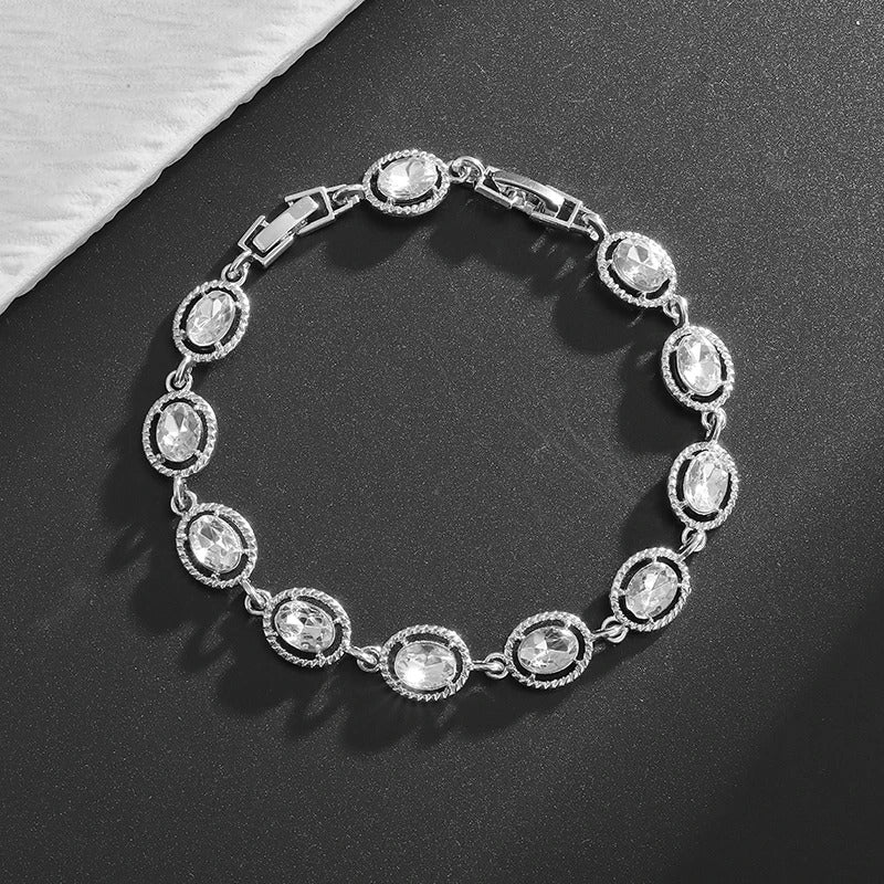 Edelstahl Armband "Reticolato Di Cristallo Ovale no.571" - PITANI