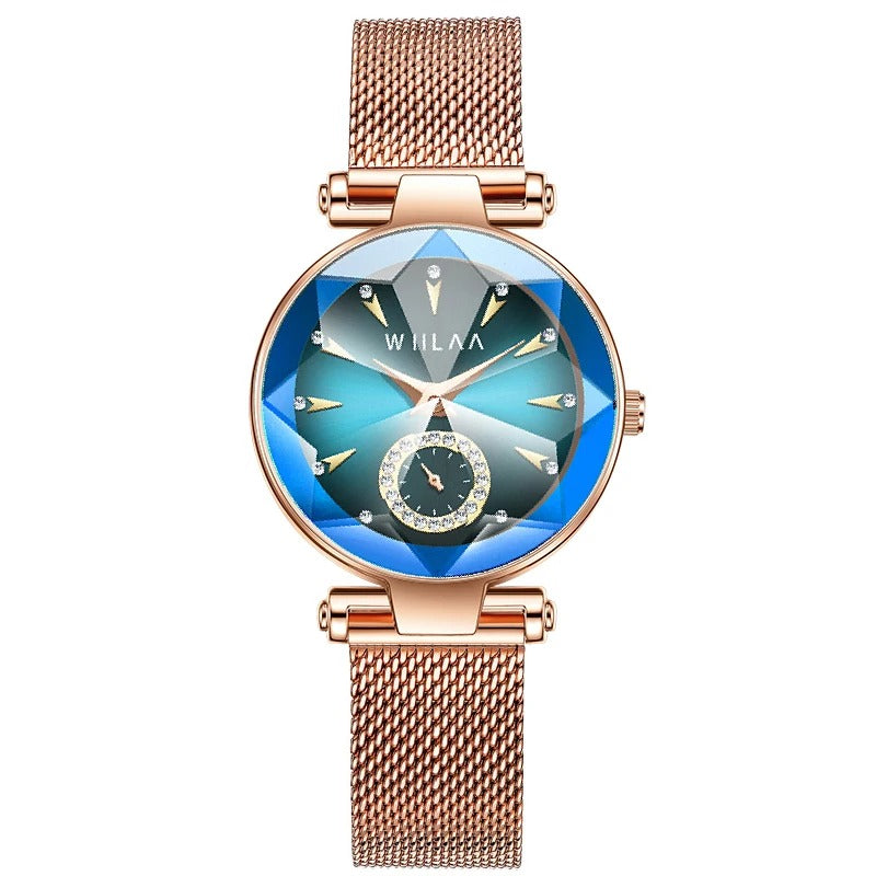 Edelstahl Armbanduhr "Orologio Da Donna Con Strass no.3121" - PITANI