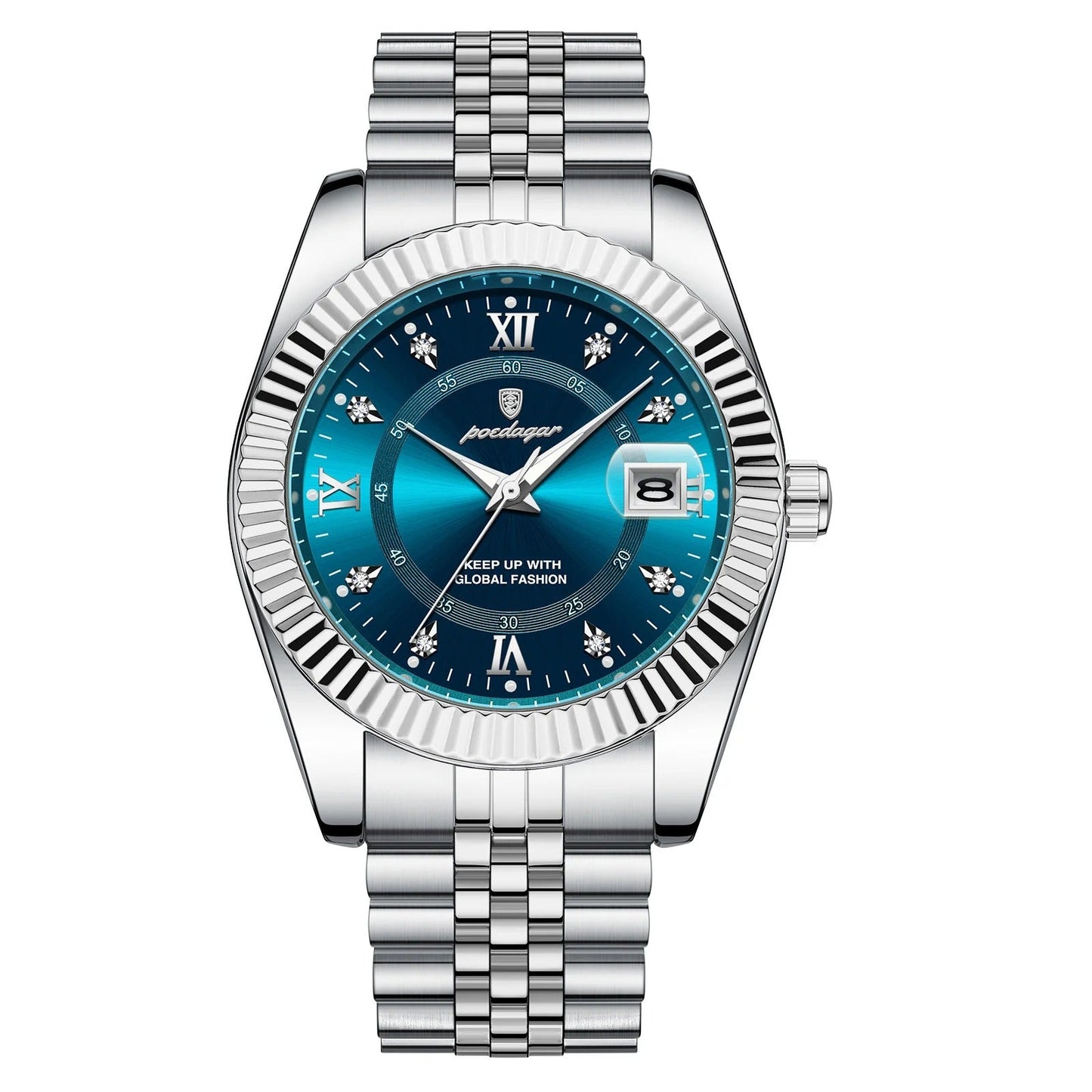 Edelstahl Armbanduhr "Orologio Da Uomo Con Data Luminosa no.424" - PITANI
