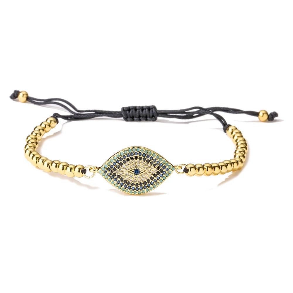 Edelstahl/Stoff Armband "Turco Alla Moda no.556" - PITANI