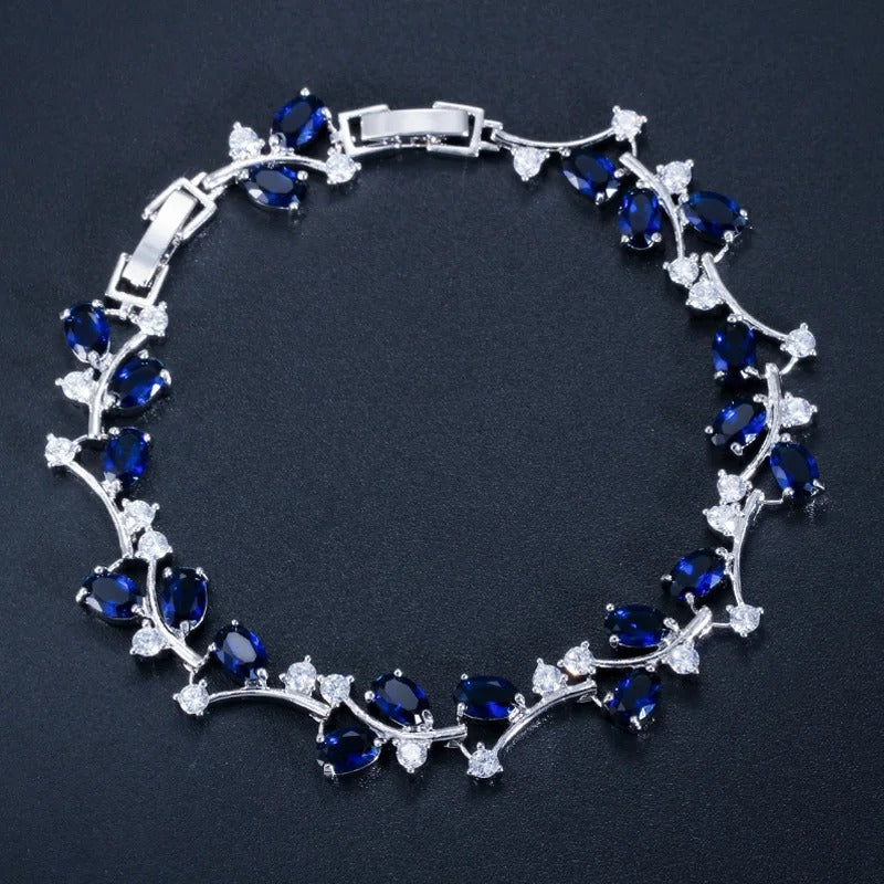 Edelstahl Armband "Elegante Foglia Abbagliante no.552" - PITANI