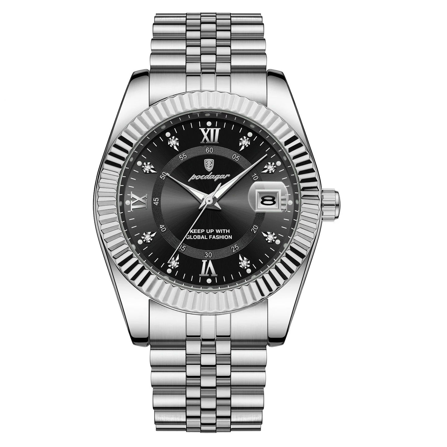 Edelstahl Armbanduhr "Orologio Da Uomo Con Data Luminosa no.424" - PITANI