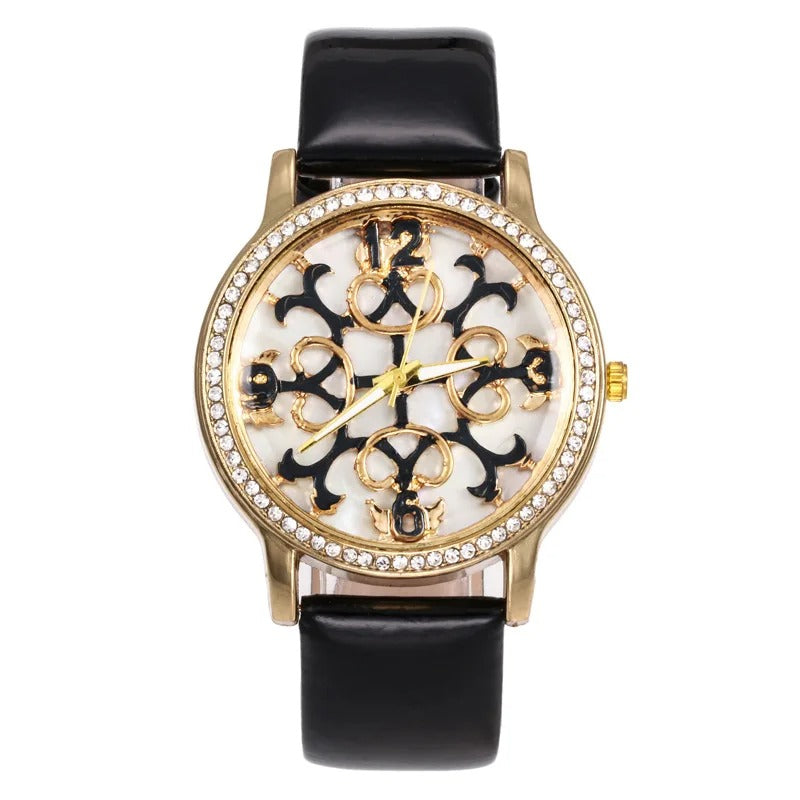 Edelstahl Armbanduhr "Fiore Elegante no.129" - PITANI