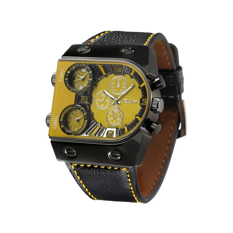 Edelstahl Armbanduhr "Guarda Maschio 3 Volte no.453" - PITANI