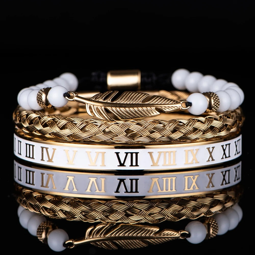 Edelstahl Armband Set "Bracciale Teschio no.532" - PITANI