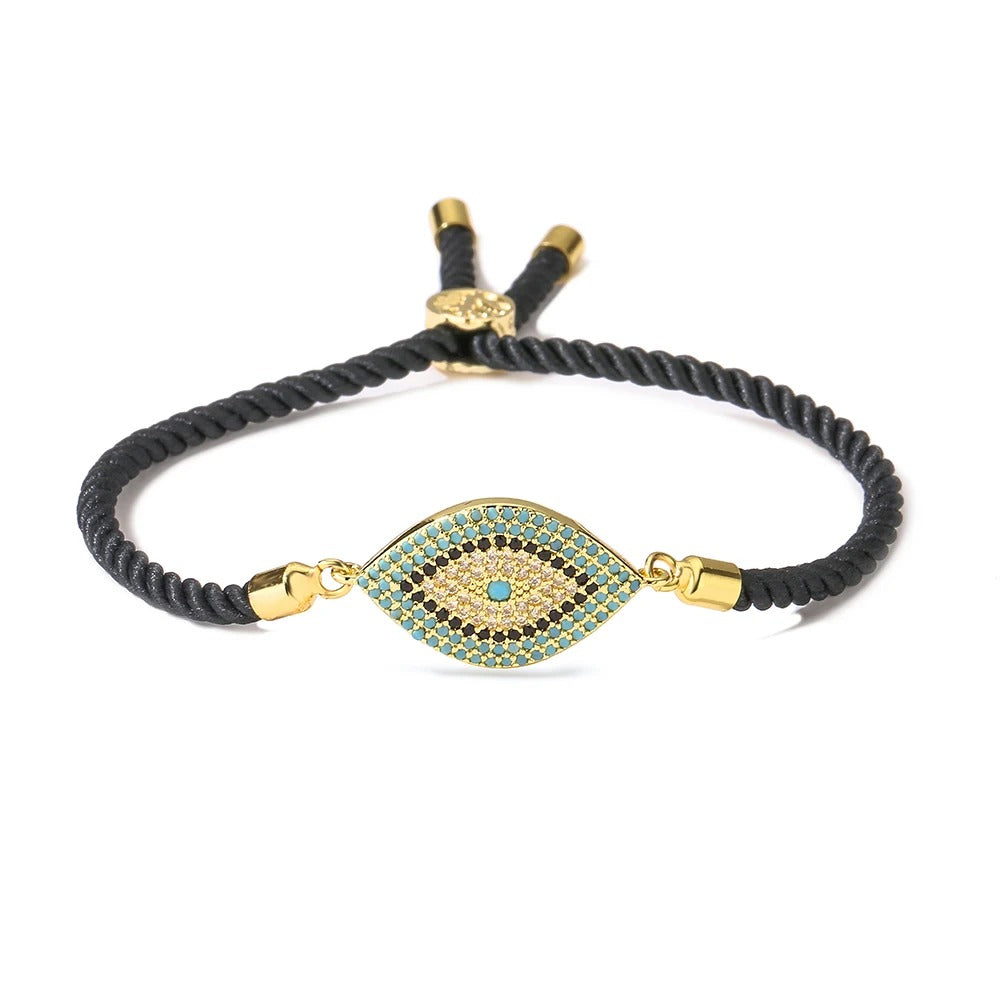 Edelstahl/Stoff Armband "Turco Alla Moda no.556" - PITANI