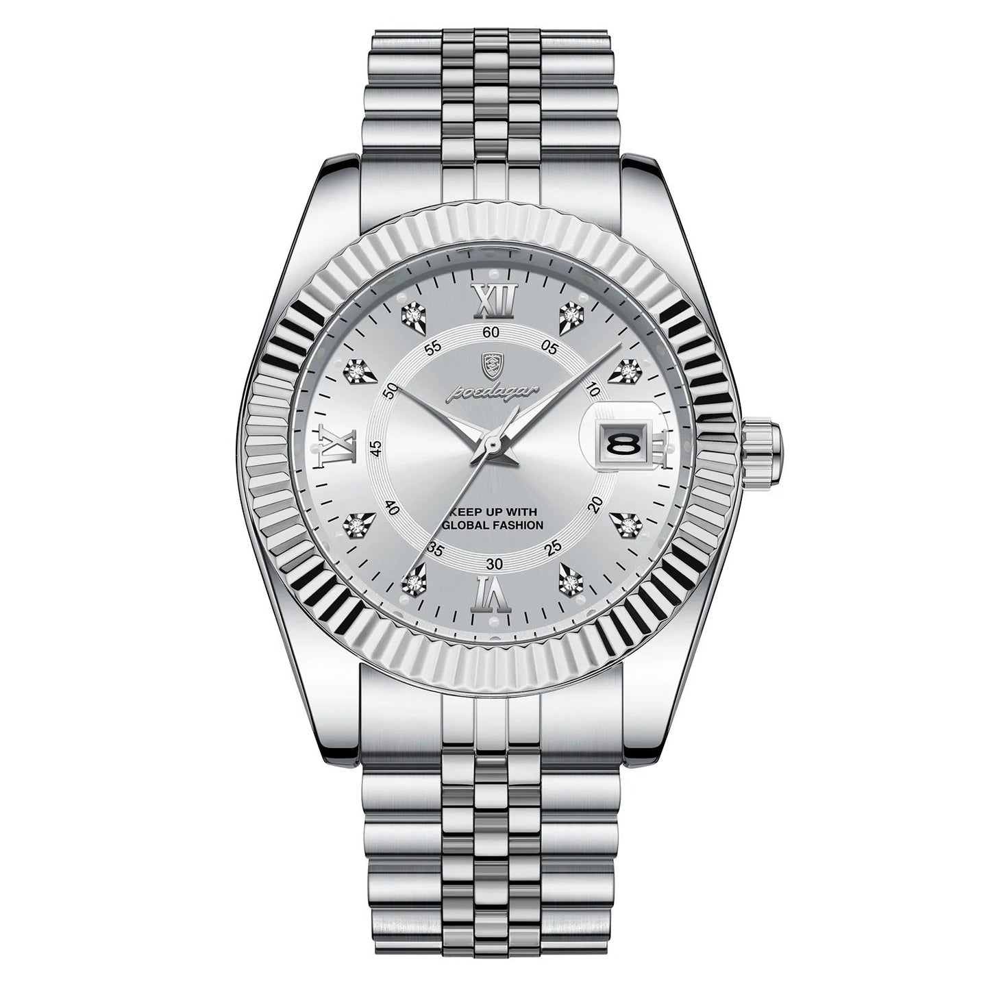 Edelstahl Armbanduhr "Orologio Da Uomo Con Data Luminosa no.424" - PITANI