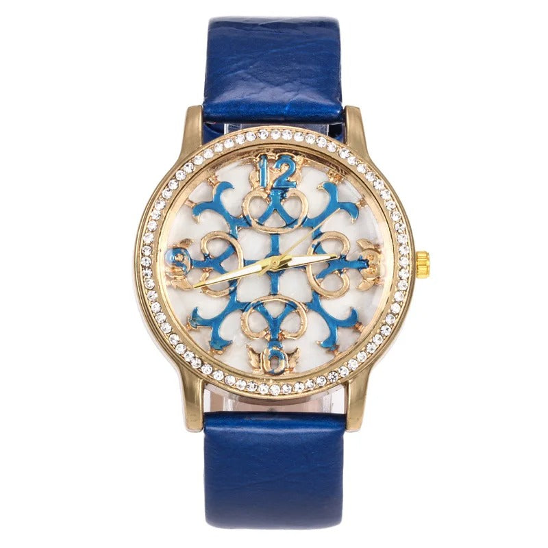 Edelstahl Armbanduhr "Fiore Elegante no.129" - PITANI