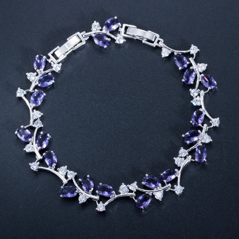 Edelstahl Armband "Elegante Foglia Abbagliante no.552" - PITANI