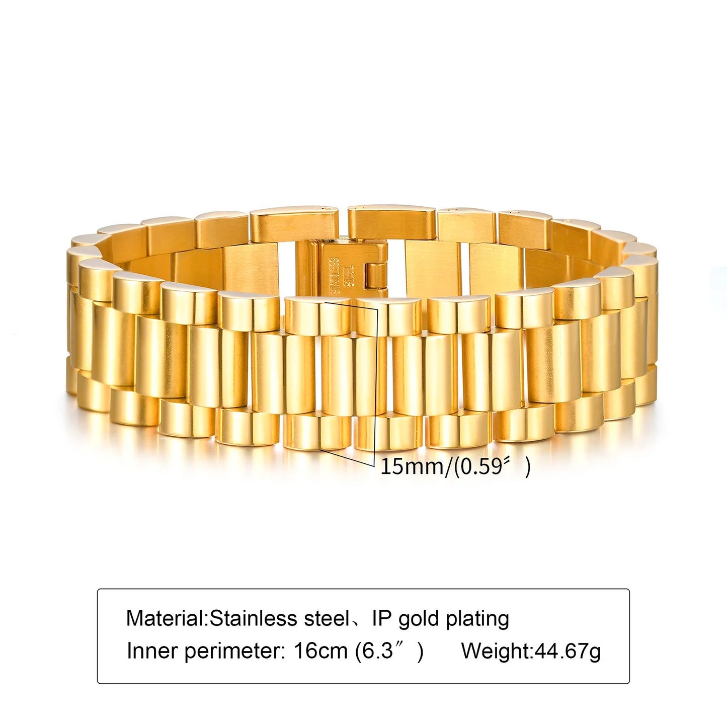 Klasisches Edelstahl Armband "Cinturino classico no.5221" - PITANI