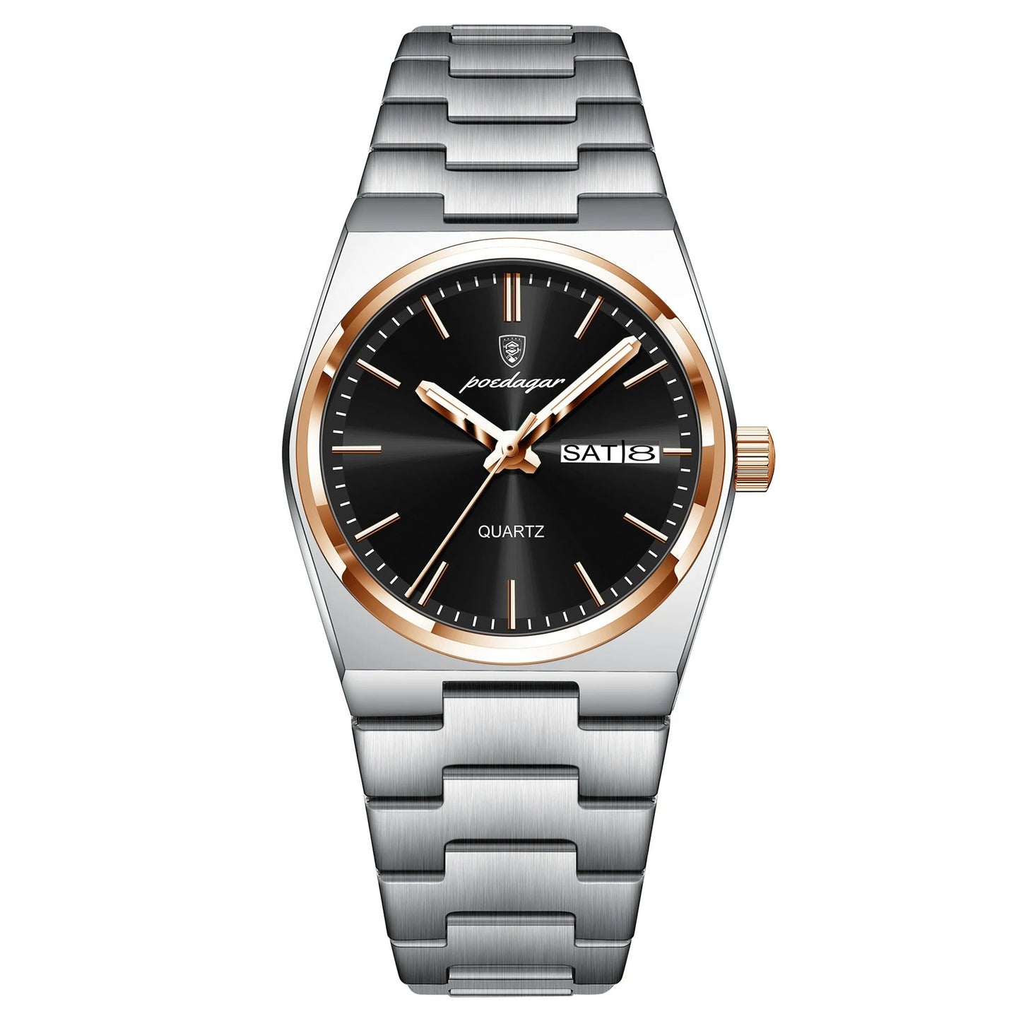 Edelstahl Armbanduhr "Orologio Al Quarzo Elegante Da no.418" - PITANI