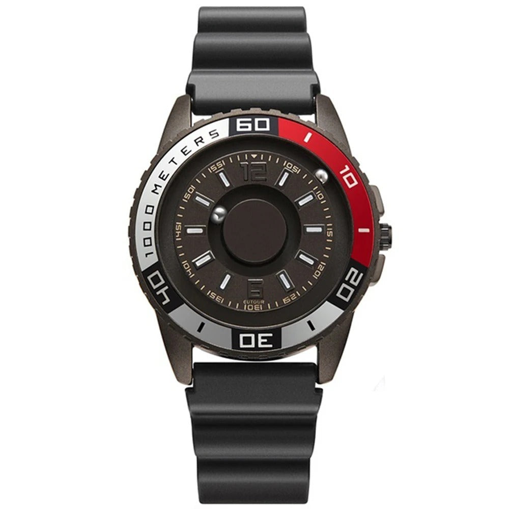 Außergewöhnliche Armbanduhr "Orologio Sportivo Con Palla Magnetica no.450" - PITANI