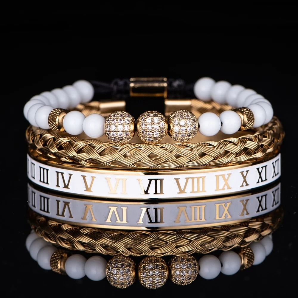 Edelstahl Armband Set "Bracciale Teschio no.532" - PITANI